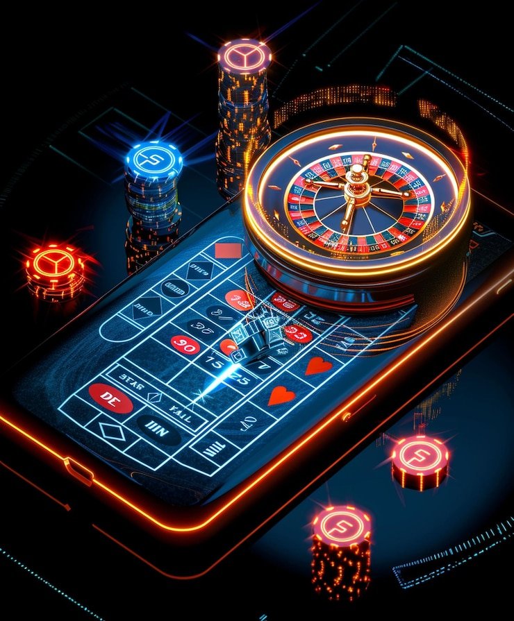Tampilan reel Money Train di platform god777 dengan simbol unik dan jalur perjalanan bonus yang bersinar